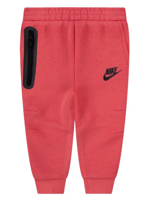 nike fleece tracksuit pink