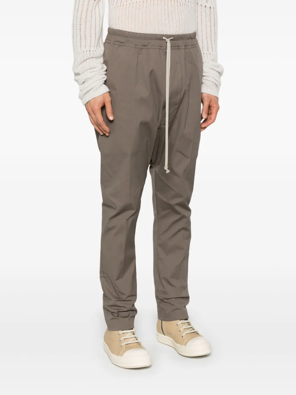 Rick Owens Broek met trekkoord Bruin