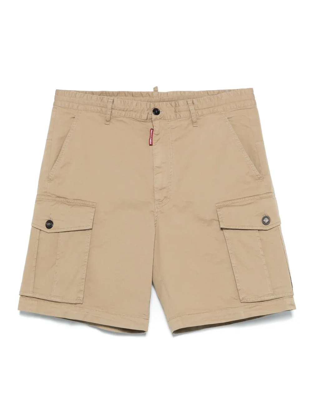 DSQUARED2 logo-tag cargo shorts | Brown | Image 1