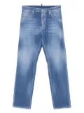 DSQUARED2 logo-embroidered jeans - Blue