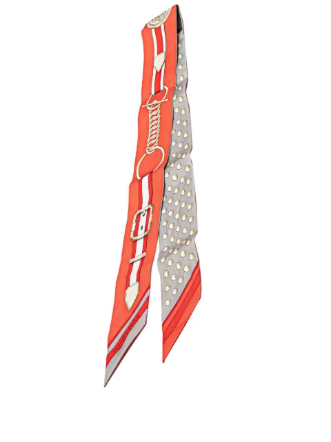 Hermès Pre-Owned 2000-2020 Grand Tralala Silk Twilly Scarf scarves