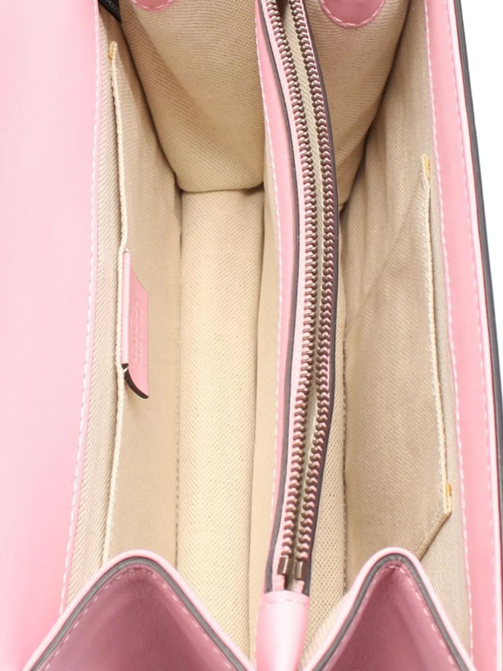Pre-owned Gucci 2016-2024 Medium Leather Bamboo Dionysus Web Satchel In Pink