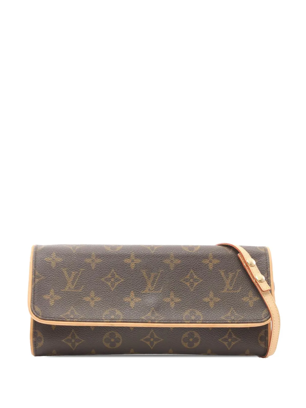 Louis Vuitton Pre-Owned 2000 Monogram Pochette Twin GM crossbody bag - Louis Vuitton Pre-Owned 2000 Monogram Pochette Twin GM crossbody bag -