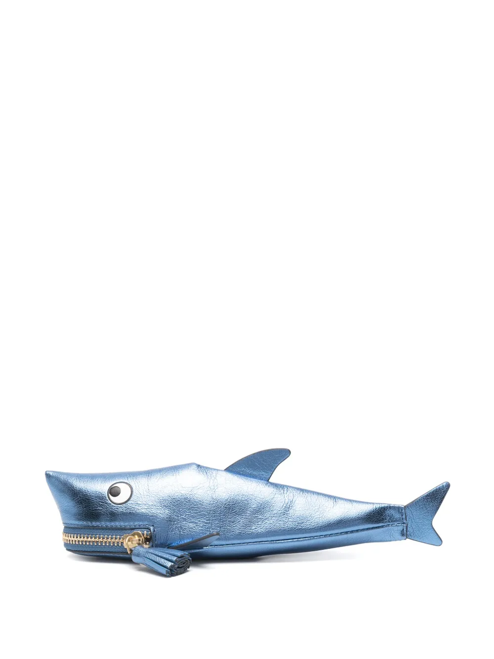 Anya Hindmarch シャーク ペンシルケース - ブルー Anya Hindmarch シャーク ペンシルケース - ブルー