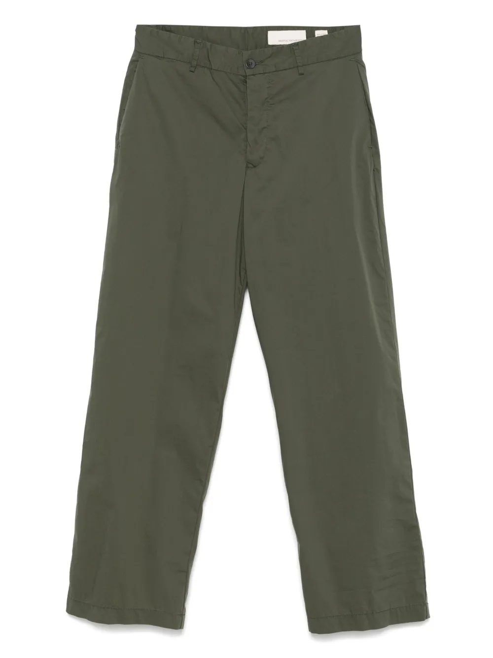 original vintage style Tiago chino trousers | Green | Image 1