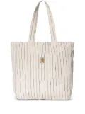 Carhartt WIP pinstripe patch-pocket tote bag - Neutrals