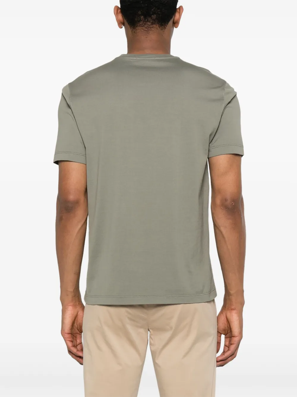 Roberto Collina Katoenen T-shirt Groen