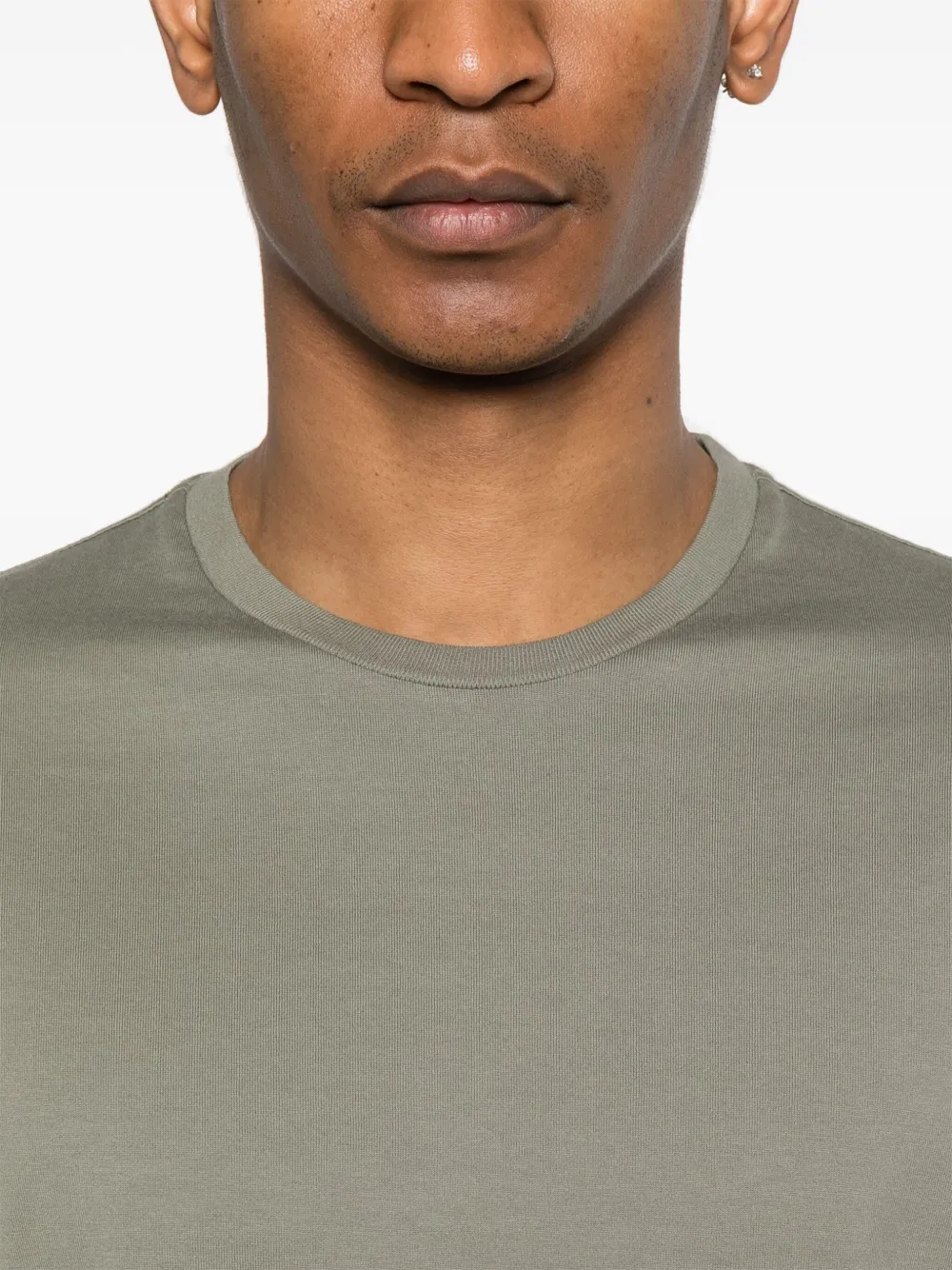 Roberto Collina Katoenen T-shirt Groen