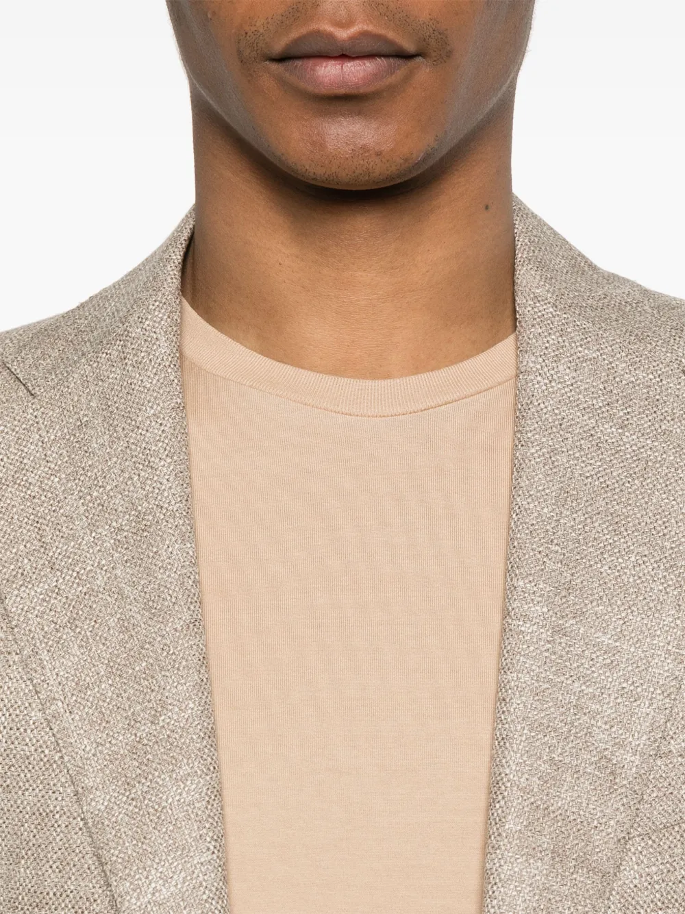 Roberto Collina Katoenen T-shirt Beige