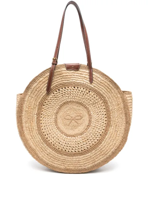 Anya Hindmarch bow-embroidered tote bag
