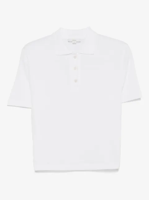 Vince cotton polo top