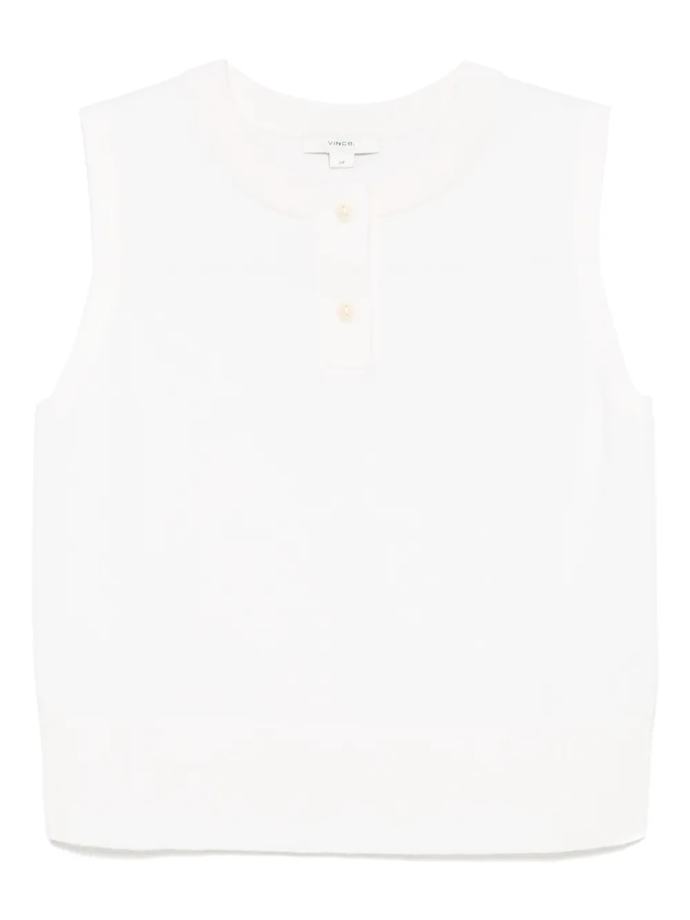Vince Gebreide top Wit