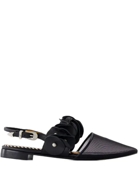 Toga Pulla leather ballerina shoes 