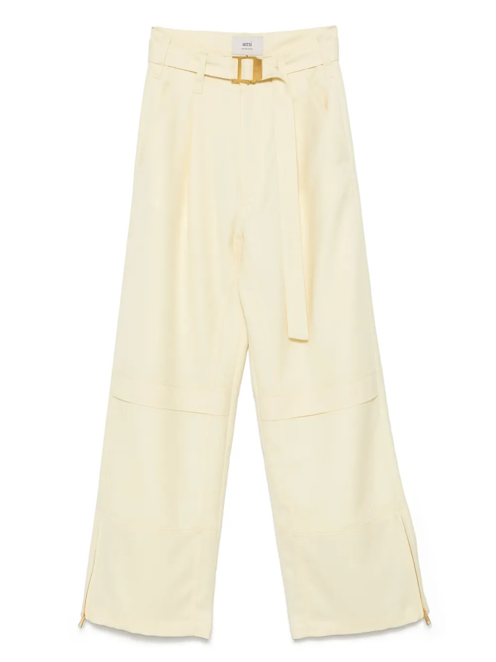 AMI Paris Pantaloni a gamba ampia | giallo | Image 1
