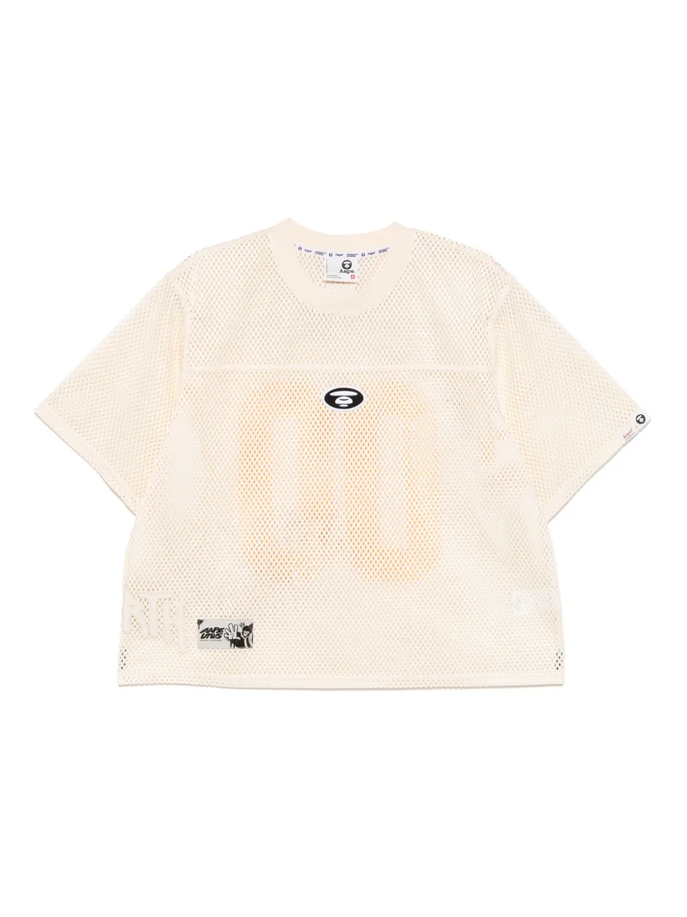 AAPE BY *A BATHING APE® playera con parche del logo | neutro | Image 1