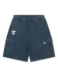 AAPE BY *A BATHING APE® cotton-blend shorts - Blue