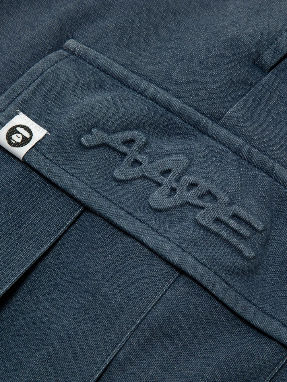 AAPE BY *A BATHING APE Shorts van katoenblend Blauw