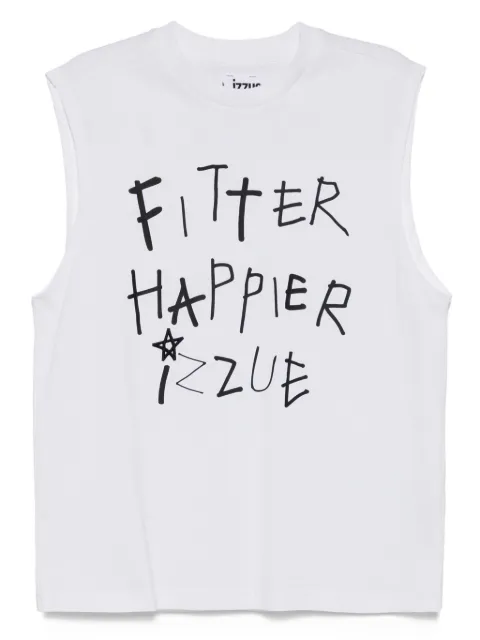 izzue graphic-print vest
