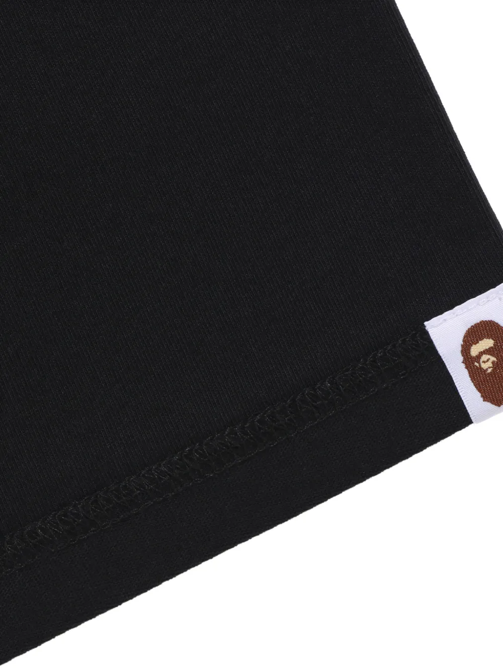 A BATHING APE T-shirt met logo Zwart
