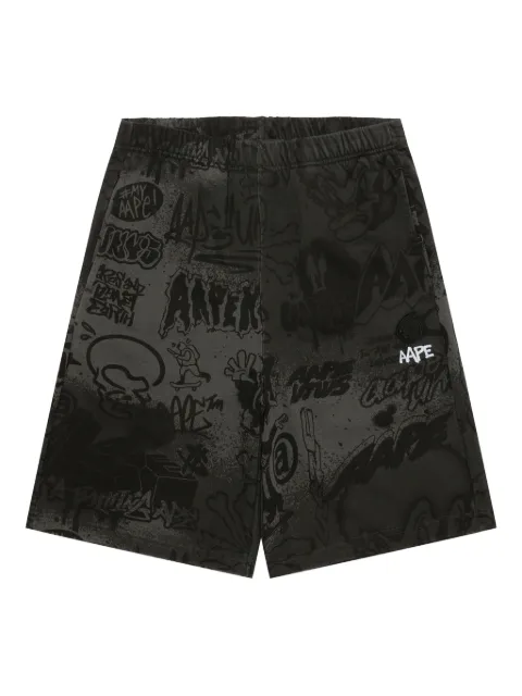 AAPE BY *A BATHING APE® printed shorts