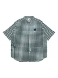AAPE BY *A BATHING APE® plaid shirt - Blue