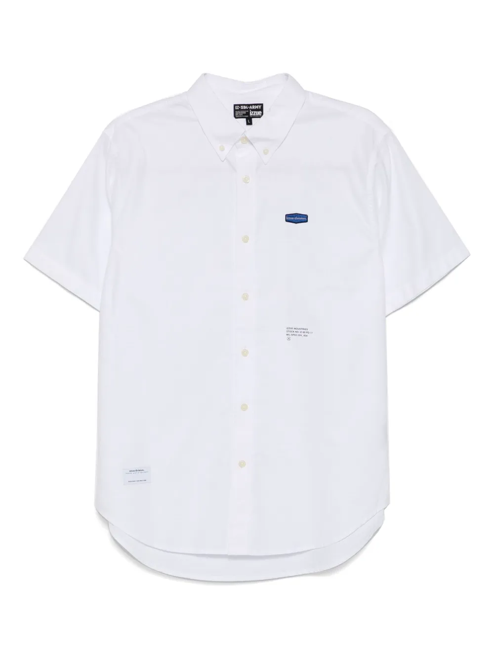 izzue camisa con parche del logo | blanco | Image 1