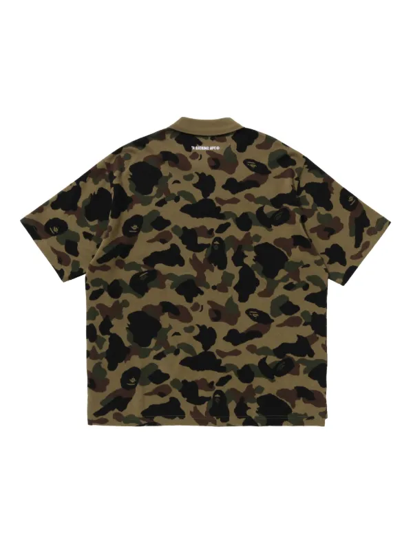 A Bathing Ape （BAPE）ポロシャツ カモフラージュ柄 A Bathing Ape