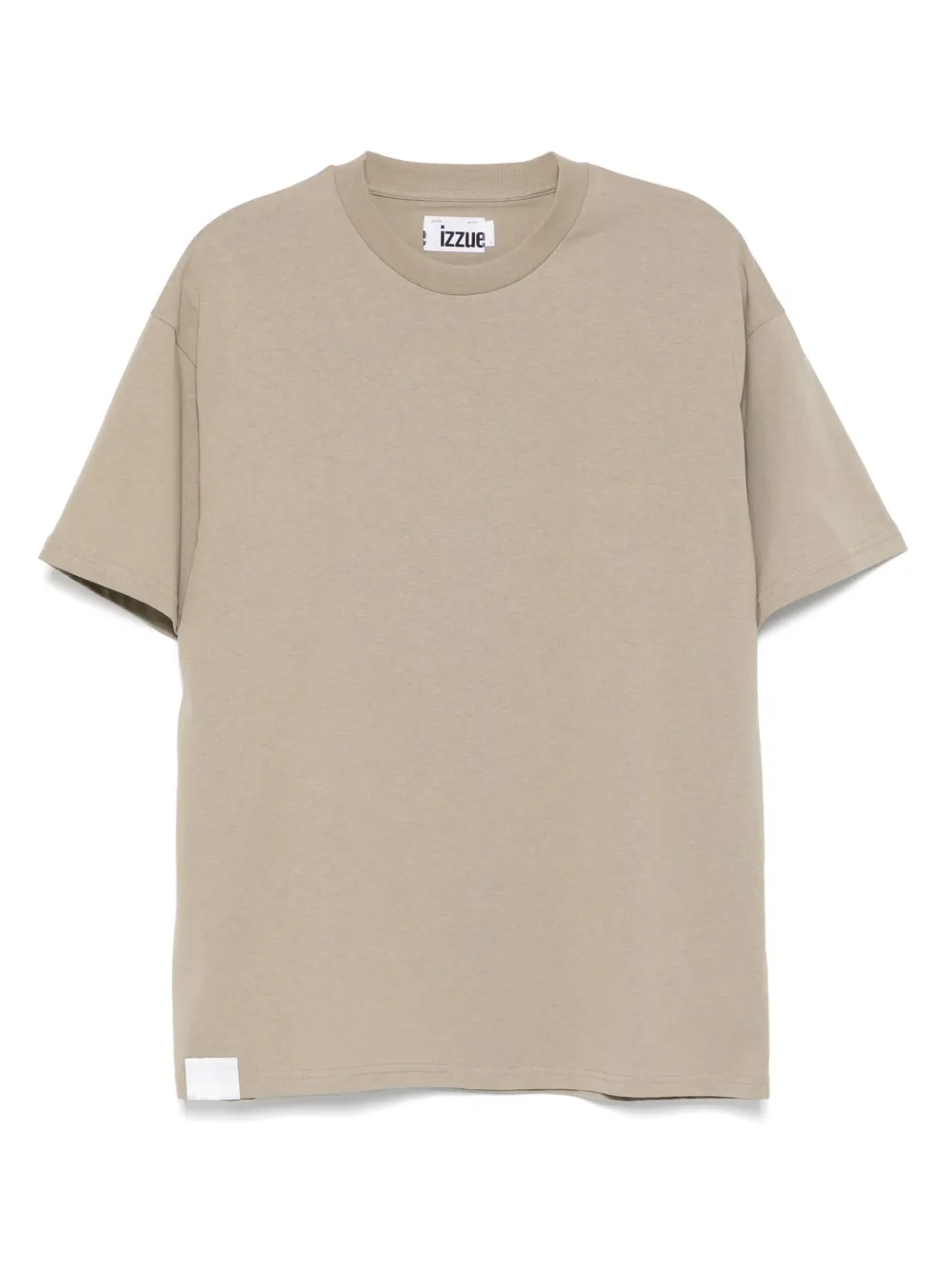 Izzue T-shirt met ronde hals Beige