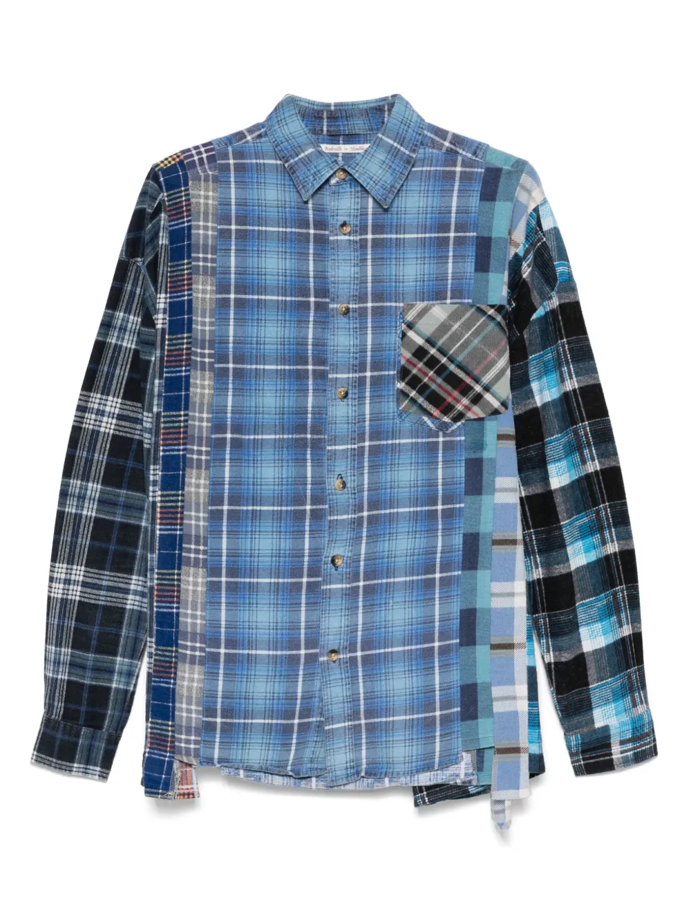 Needles panelled shirt | Blue | Image 1