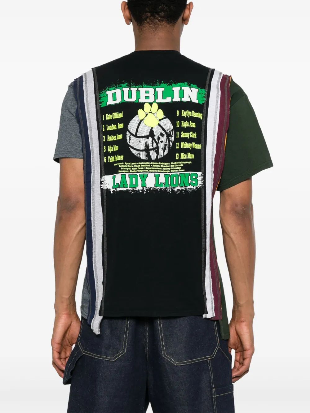 Needles 7 Cut T-shirt Zwart