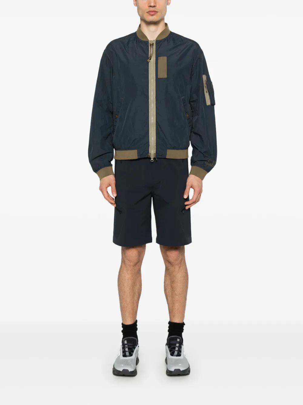 C.P. Company logo-embroidered bomber jacket | Bomber Jackets | Image 2