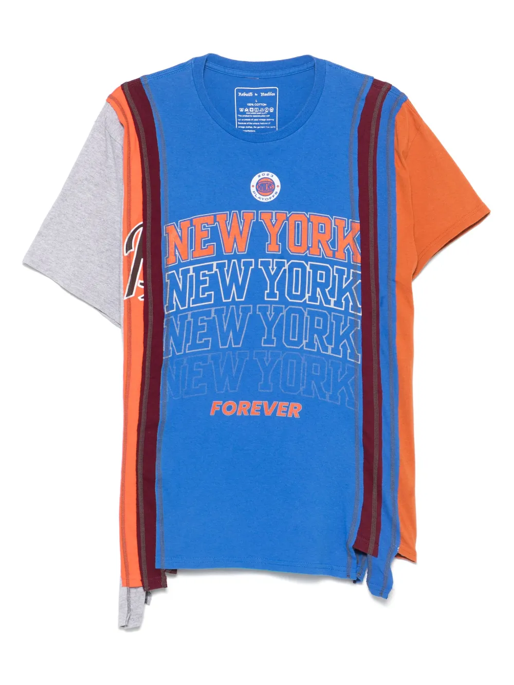 Needles 7 Cut T-shirt | Blue | Image 1