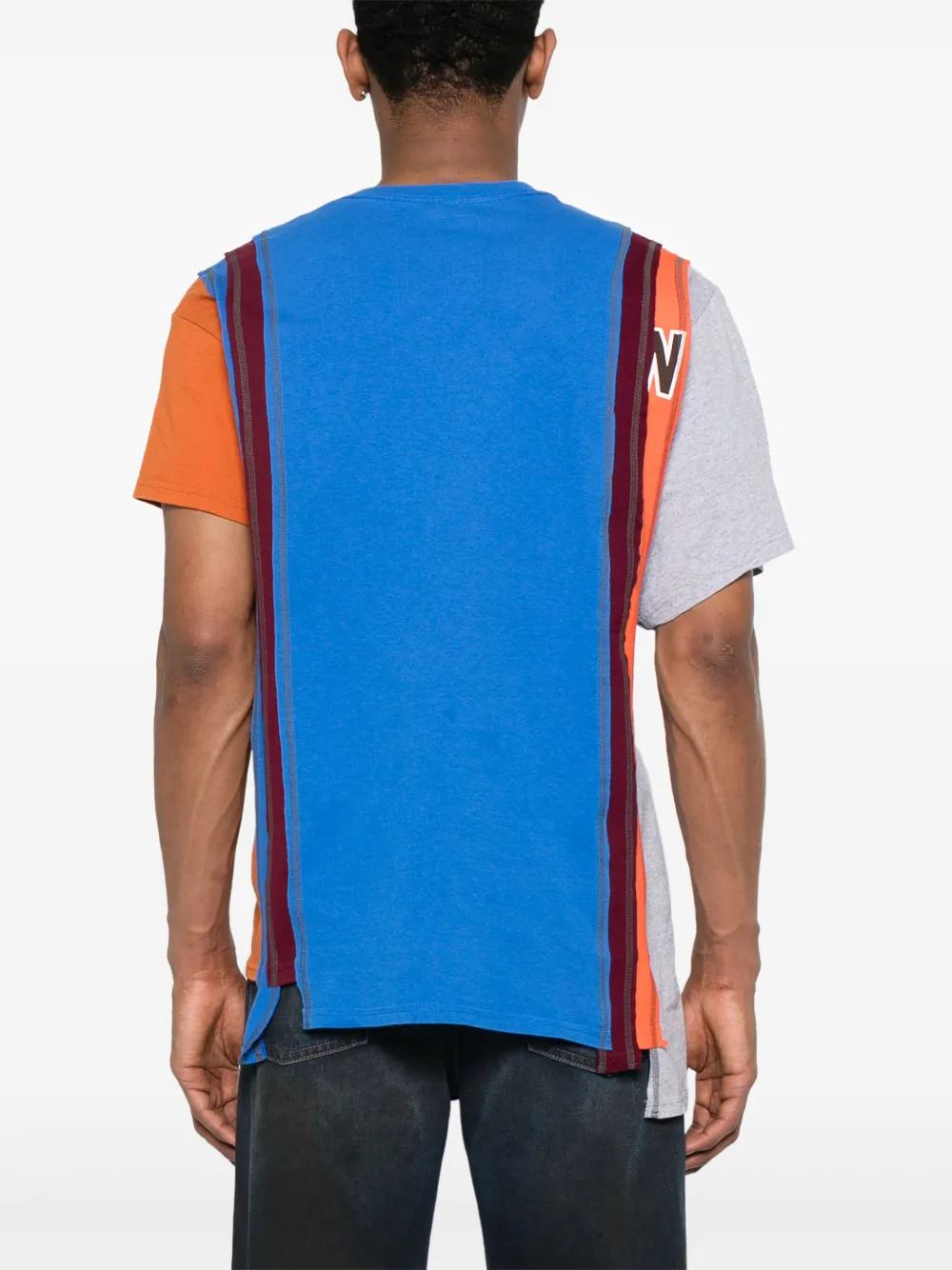 Needles 7 Cut T-shirt Blauw