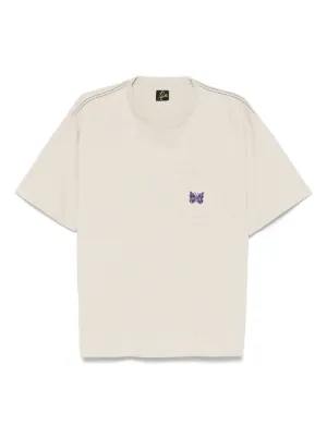 Tシャツ・カットソー Needles SS22 BOXY FIT T-SHIRT (KP110_KHAKI) Needles T-Shirts for Men — FARFETCH