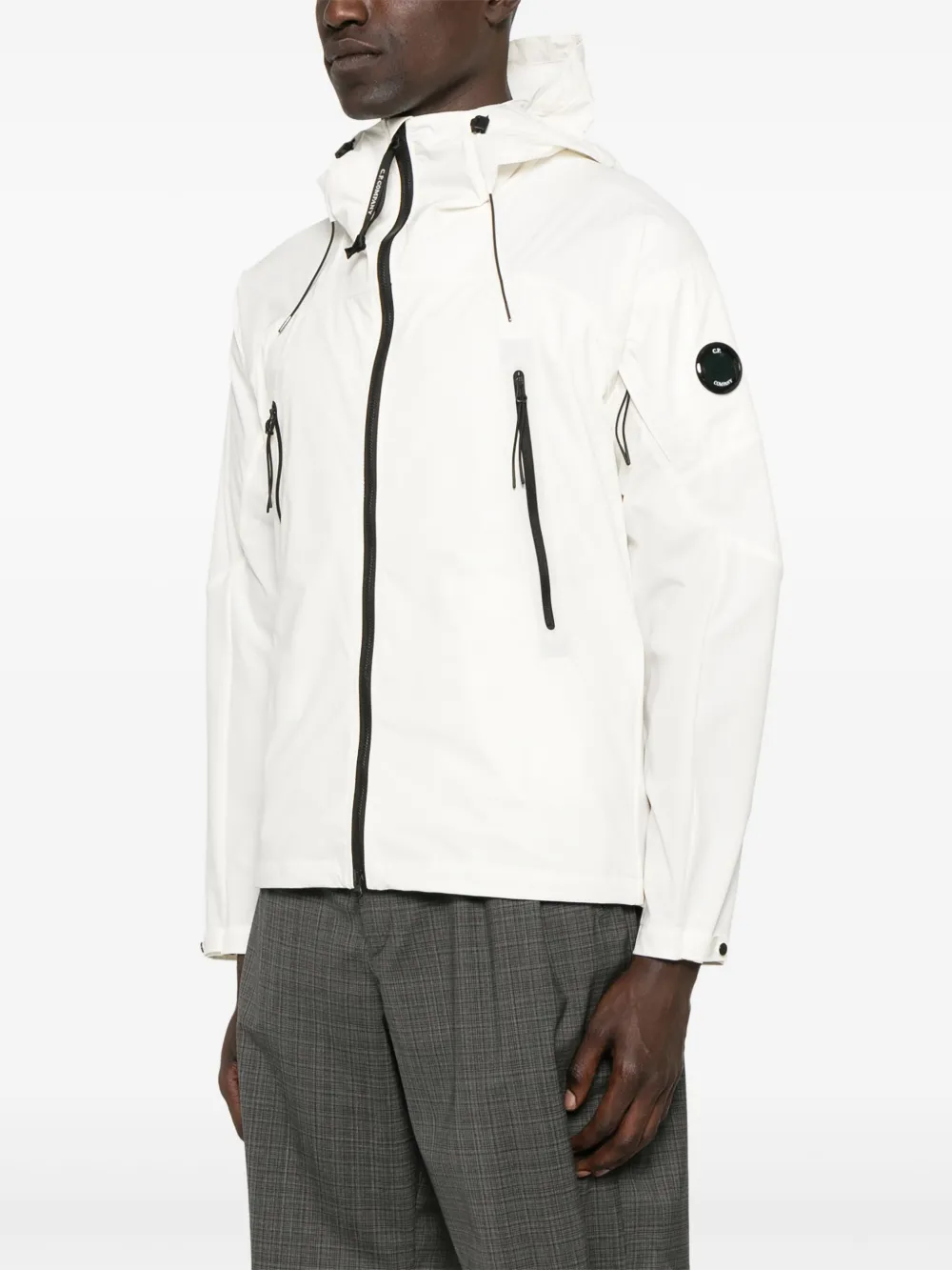 C.P. Company Jack met capuchon Wit