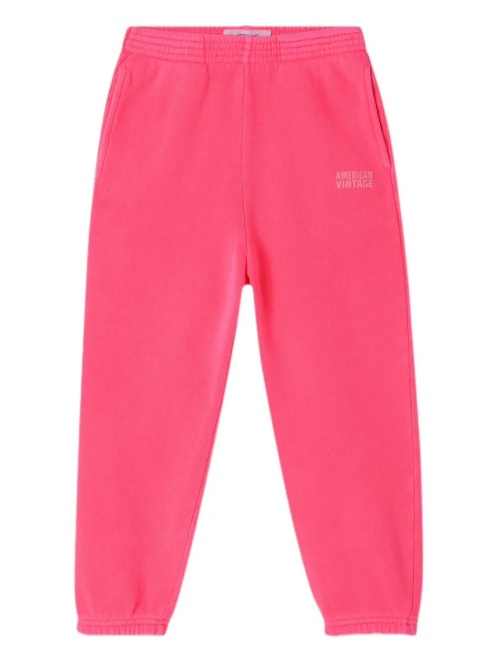 AMERICAN VINTAGE LOGO-PRINT TRACK PANTS
