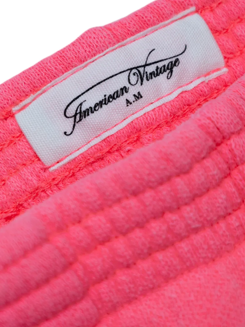 AMERICAN VINTAGE LOGO-PRINT TRACK PANTS