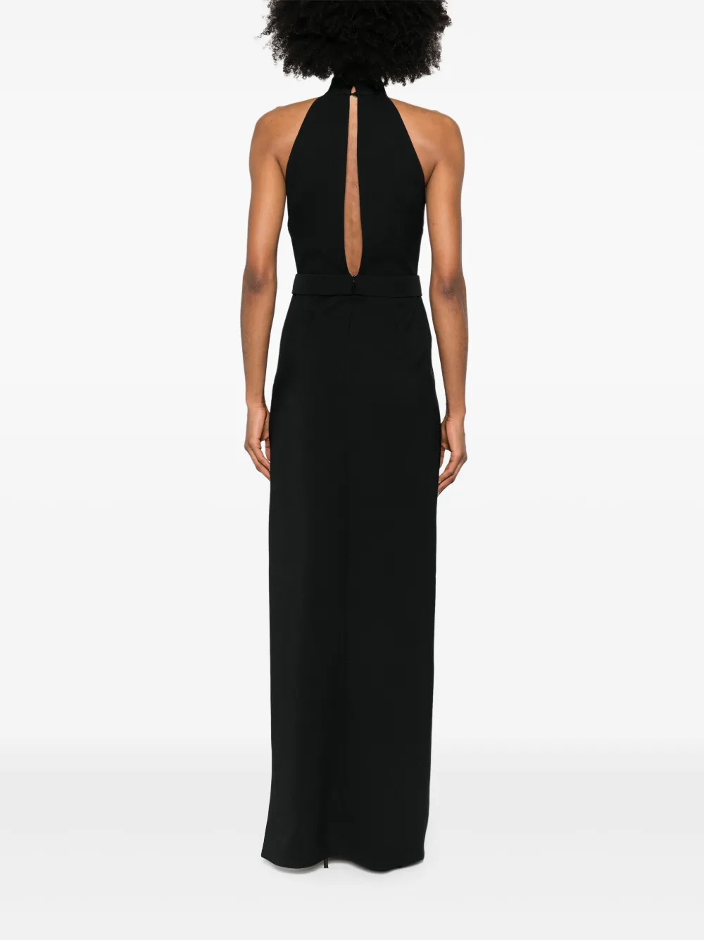 The New Arrivals Ilkyaz Ozel Nessa maxi-jurk Zwart