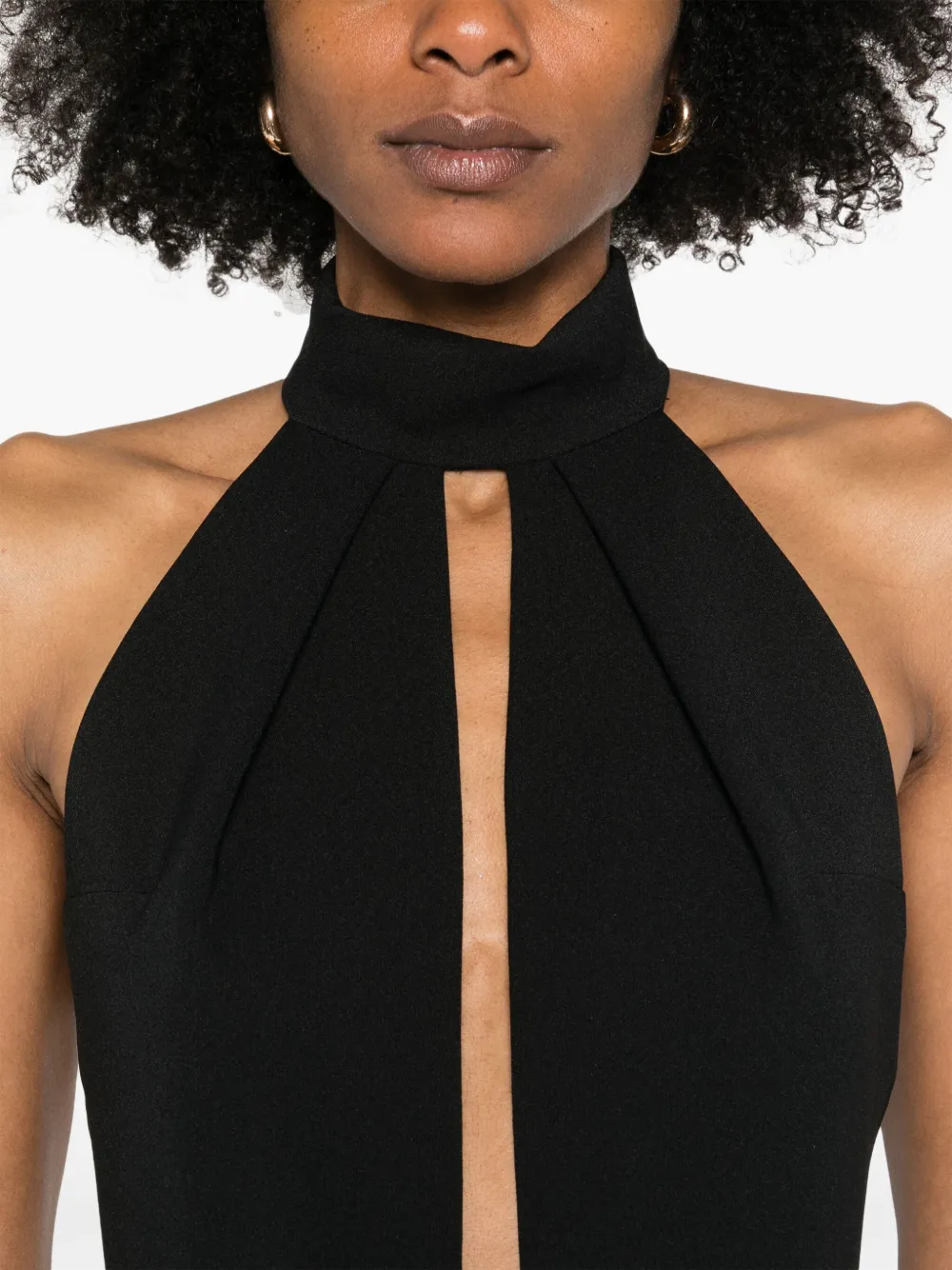 The New Arrivals Ilkyaz Ozel Nessa maxi-jurk Zwart