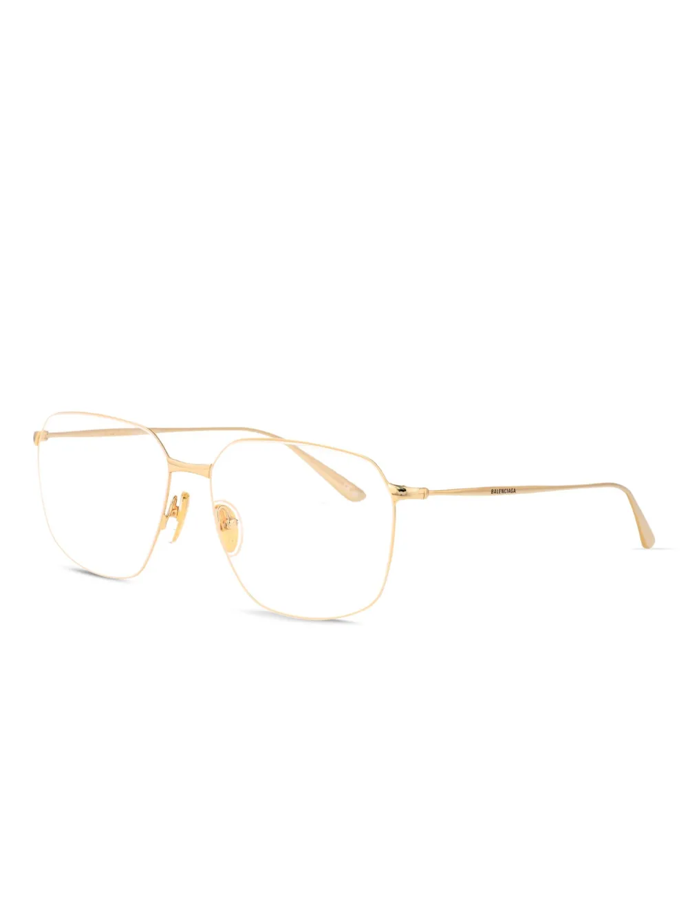 Balenciaga Eyewear Bril met vierkant montuur Goud