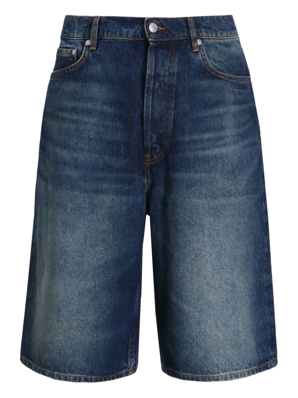 HUGO Denim bermuda shorts Blauw