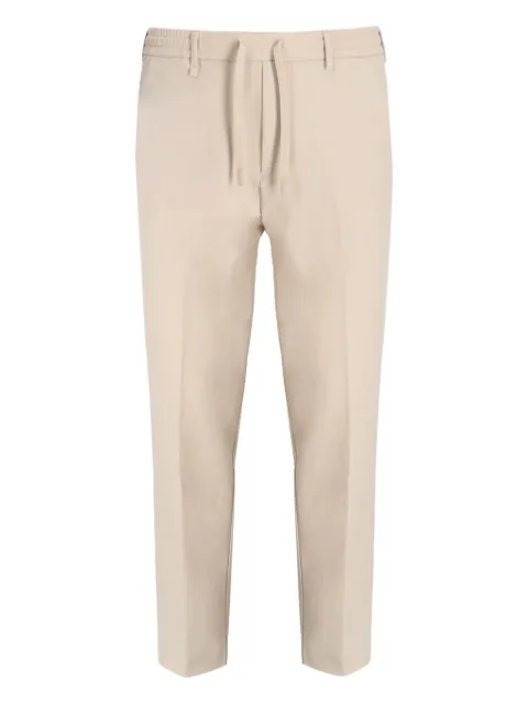 BOSS Bardon elasticated-waistband trousers