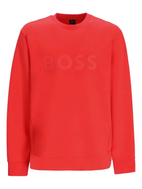 BOSS Salbo logo-embossed sweatshirt