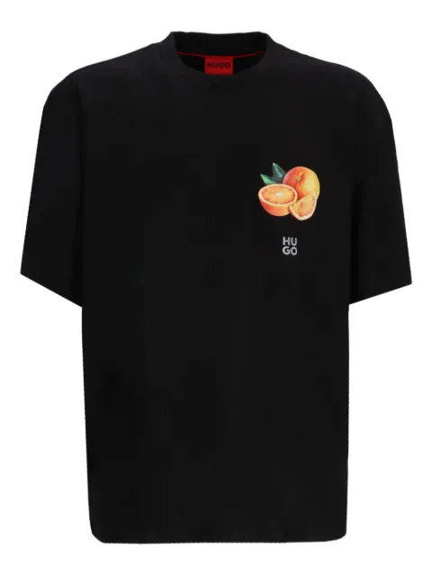 HUGO Dartiee fruit-illustration t-shirt