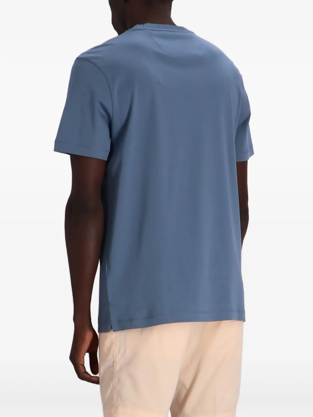 BOSS T-shirt met ronde hals Blauw