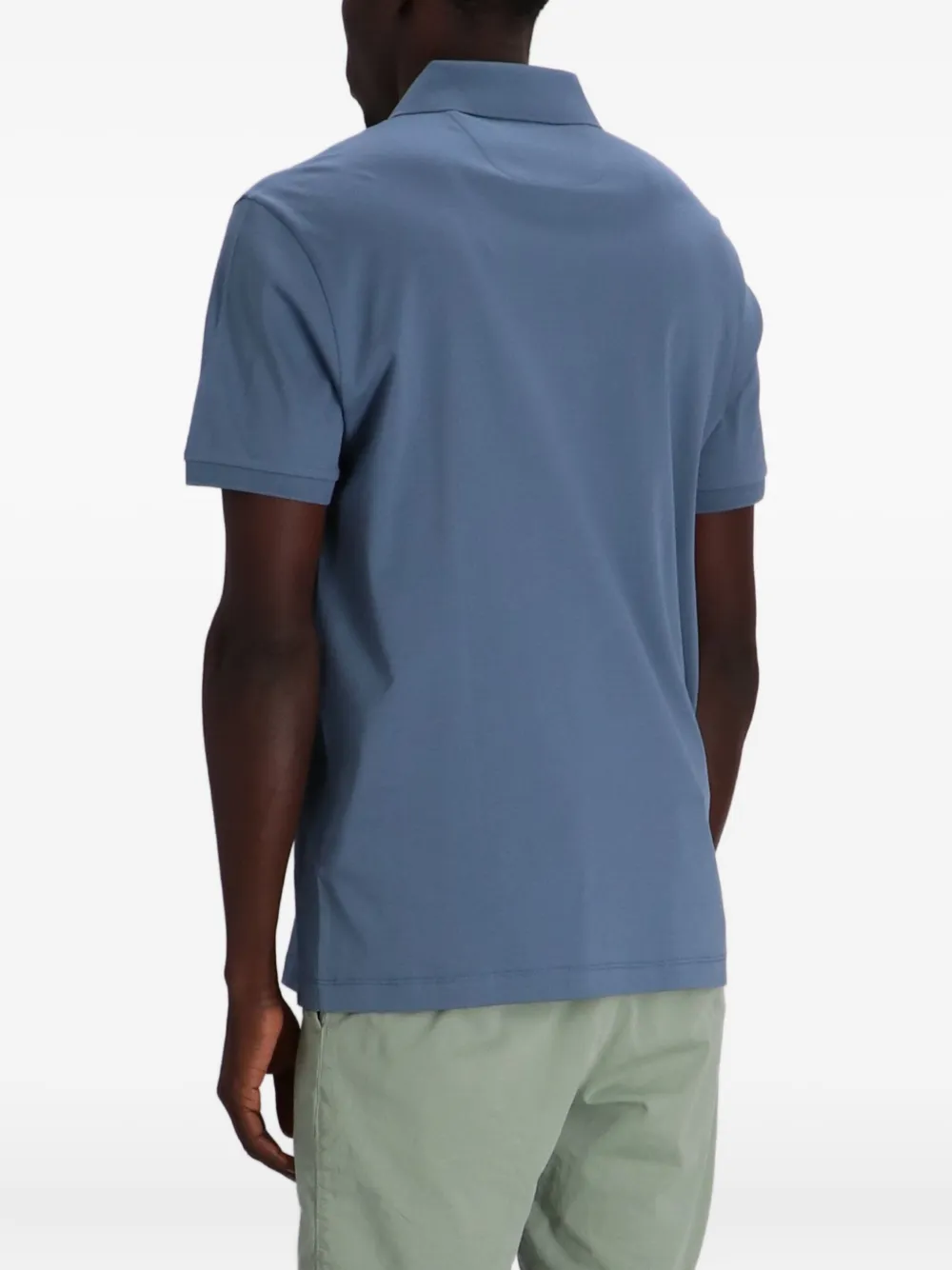 BOSS Katoenen poloshirt Blauw