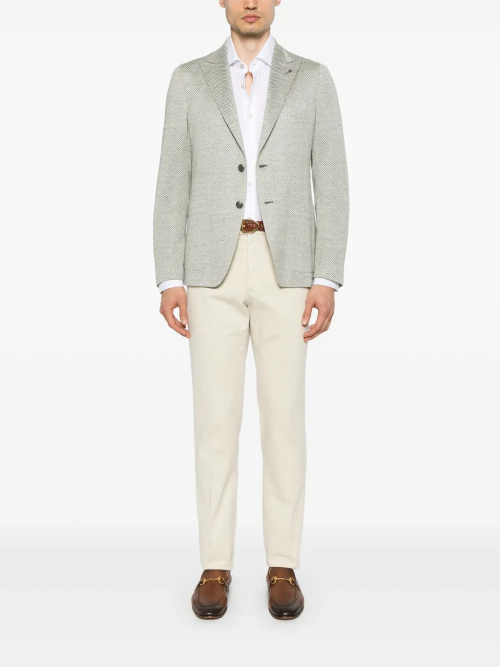 Tagliatore herringbone blazer | Blazers | Image 2