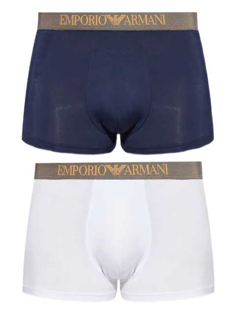 Emporio Armani logo-waistband boxers (pack of two)