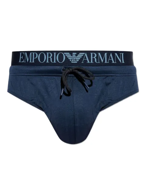 Emporio Armani logo-band swimming trunks