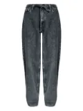 SAMSOE SAMSOE logo-patch jeans - Grey